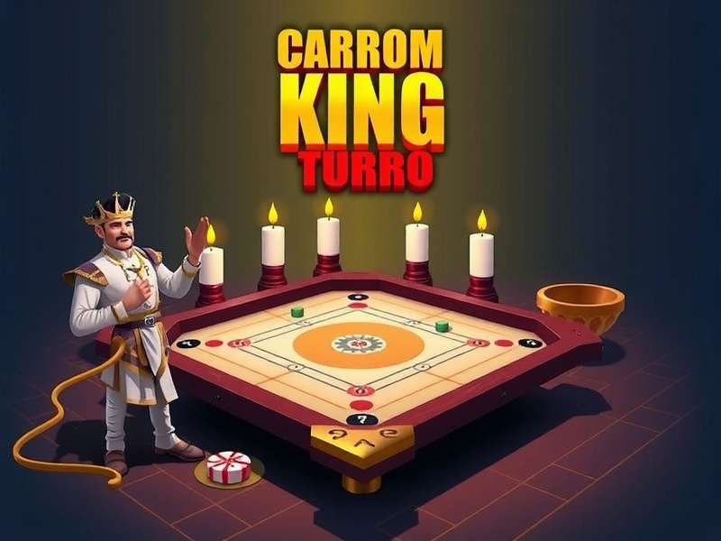 Carrom Turbo Legendary - Celebrating Indian Heritage Carrom Turbo Legendary in-game scene with traditional Indian elements